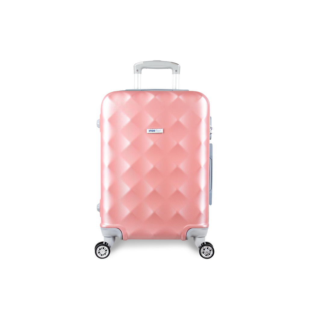 maleta de mano avion para mujer rosa gold