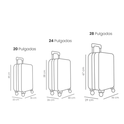 Set Maia 20, 24, 28''